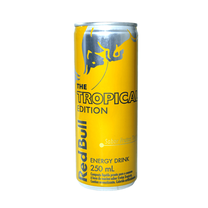Pack de 4 Latas Energético Red Bull Tropical 250ml - Imagem 2