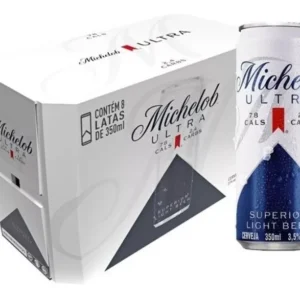 Cerveja Michelob Ultra Lata 350ml - Pack Com 8 Unidades