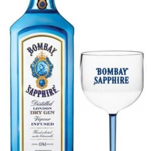 Gin Bombay Sapphire 750 ml + Taça