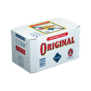 Cerveja Original Antarctica Pack 8 Latas De 269ml